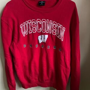 Wisconsin Badgers Colosseum Red Men's Sweatshirt